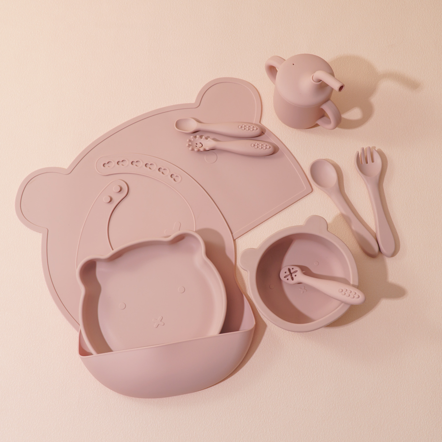 Baby Food Jars With Lids - Ajustável Silicone Baby Feeding Set, Babador,