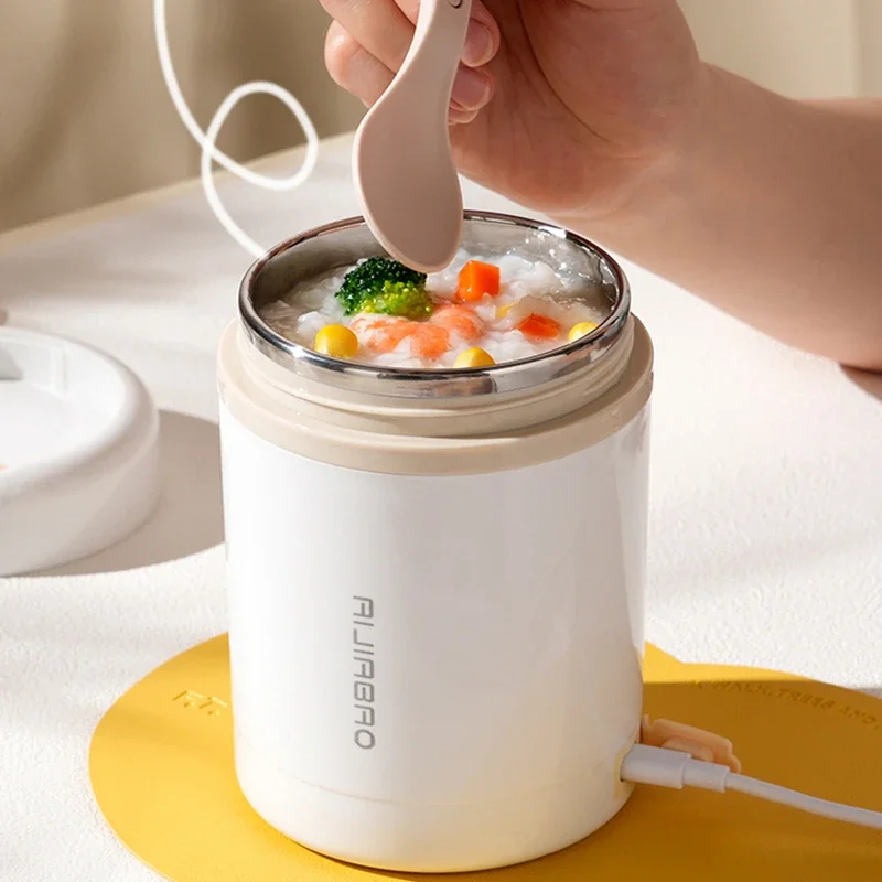 Baby Food Warmer - Lancheira portátil com aquecimento elétrico usb,