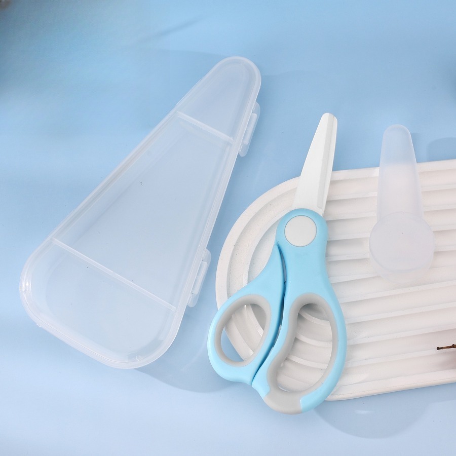 Tesoura para alimentos com res - Baby Food Scissors avaliação e preço