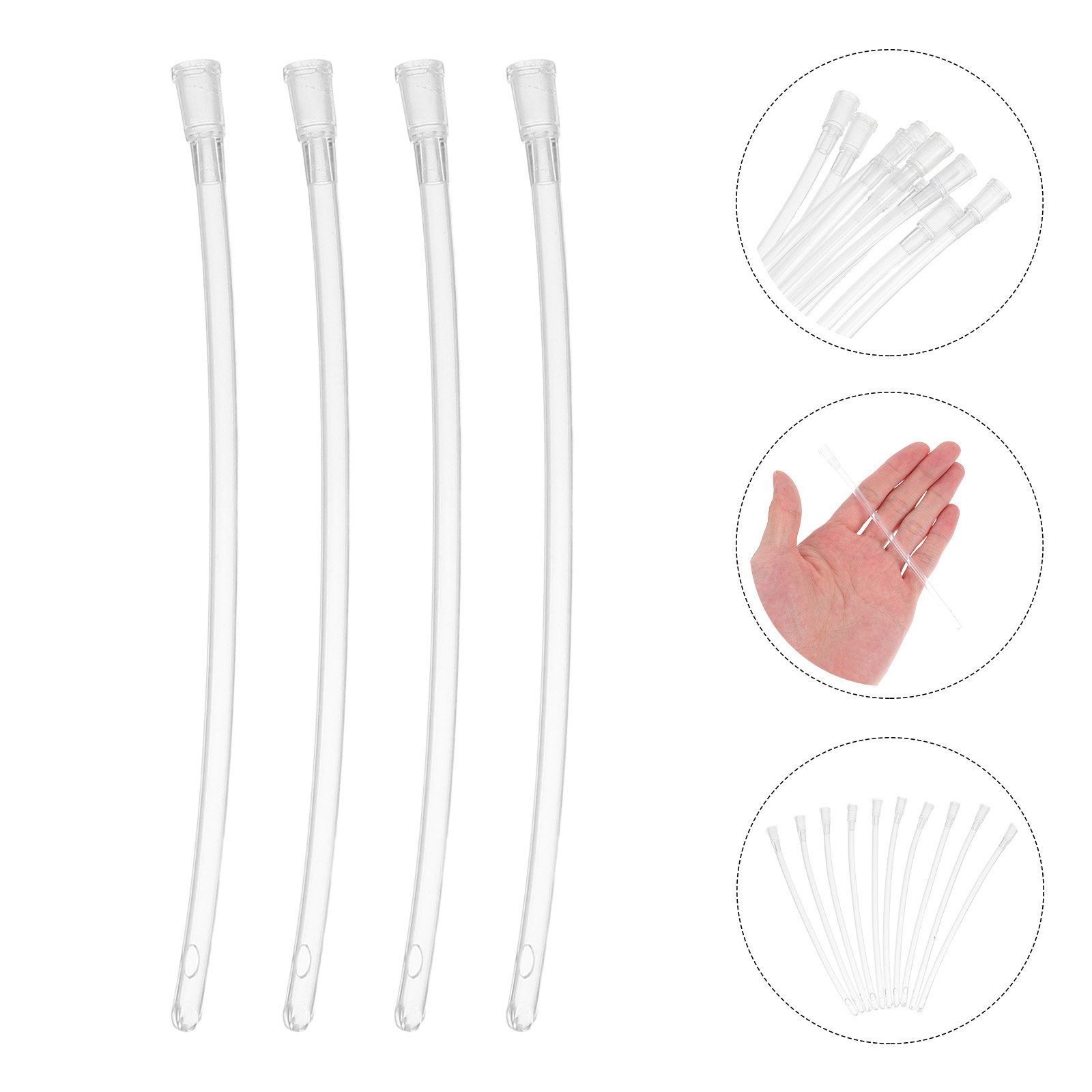 10 Tubos Transparentes para Al - Baby Food Youtube avaliação e preço