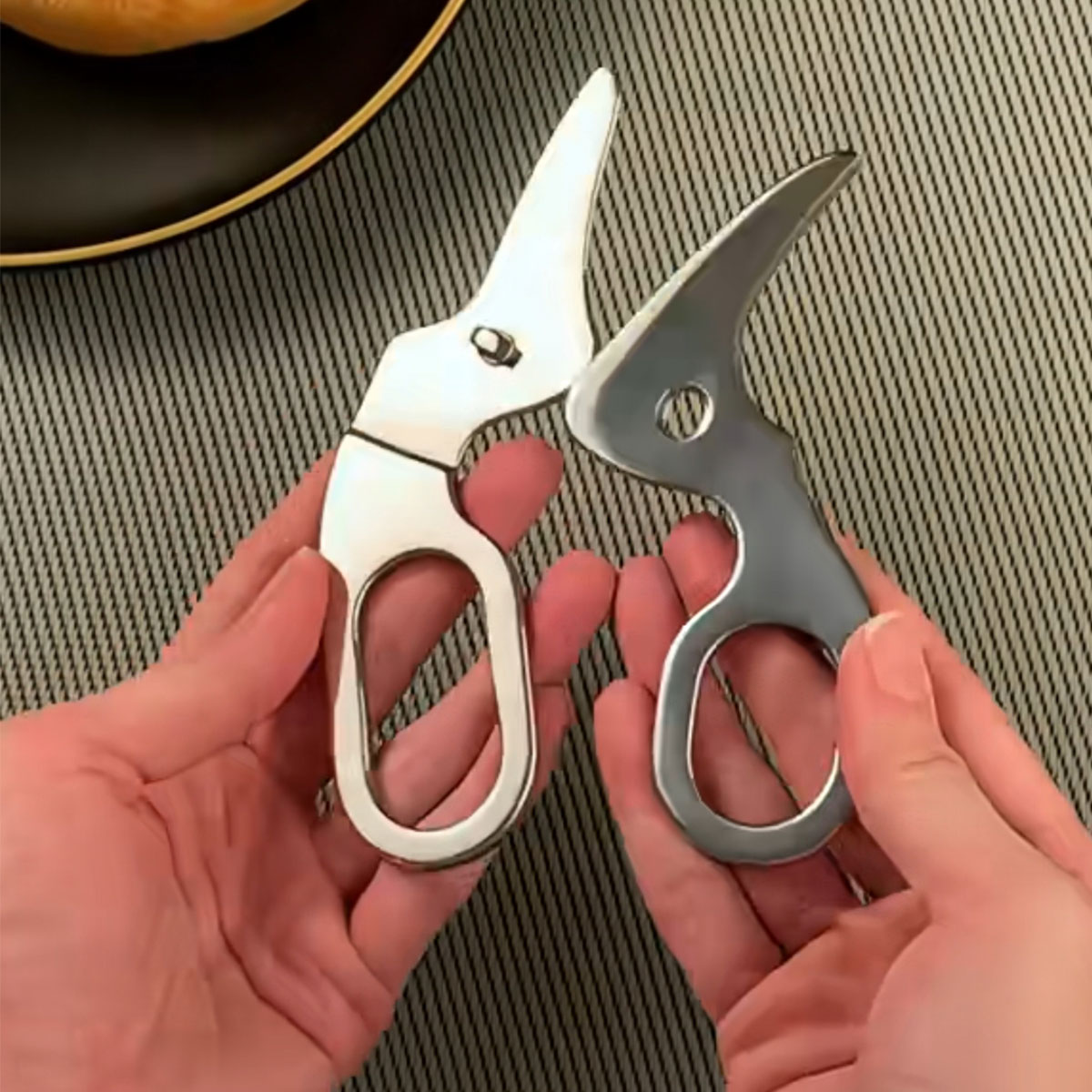 Tesoura de segurança para comi - Baby Food Scissors avaliação e preço