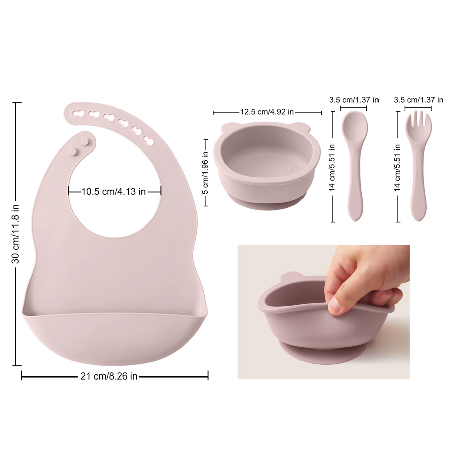 Louça de silicone infantil, co - Baby Food Menu avaliação e preço